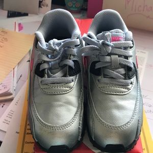 Nike Air Max 90 LTR 10C silver black pink
